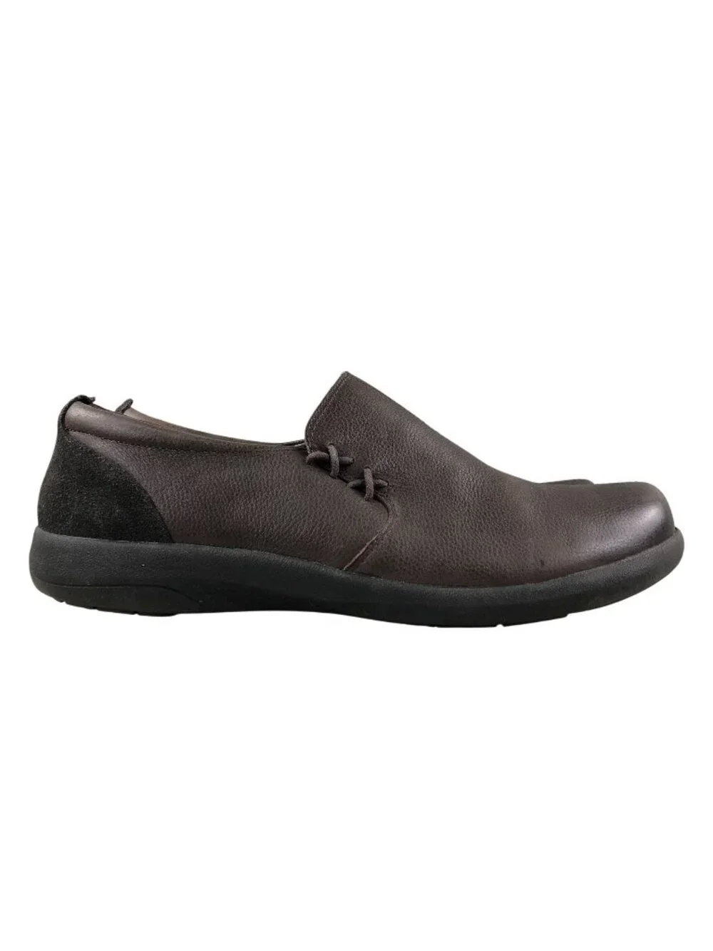Abeo Women's Size 9 Eastbourne Brown Leather Slip On Comfort Shoes Loafers